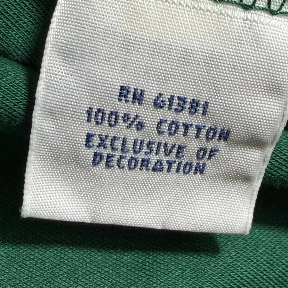 POLO Ralph Lauren Men 2XL Green Cuffed Long Sleeve Preppy Polo Shirt Casual